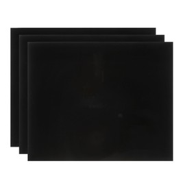 HARFINGTON 3pcs Welding Lens 3.5" x 4.33" Shade 8 Replacement Welding Lenses Glass Black Darkening Filter Plates for Welding Helmet, Black