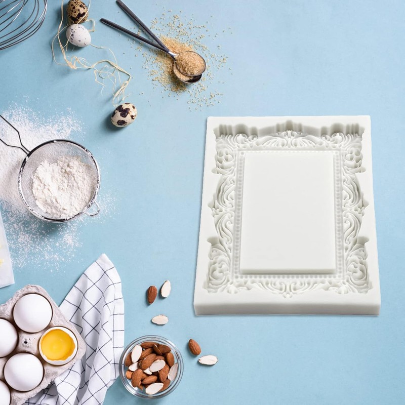Molde de pastel 3D en relieve estilo marco – TTONGX