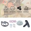 SIPARTS Recoil Pull Starter Spring Pulley Handle Grip Rope Kit