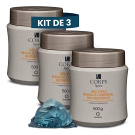 Hinode Kit 3 Gel Corps Gelcorps Moldeador Reductor Corporal
