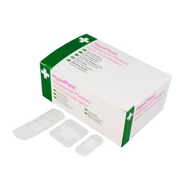 Safety First Aid Group HypaPlast Clear Washproof Assorted (Pack of 100)