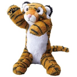 Kingjim Case, Tiger Figure case, Animal Figure Bag, Cat Plush, Ladies Cosmetic Bag, Pouzoo Tiger Figure case, Tiger