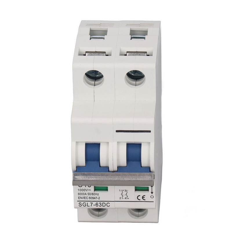 DC Miniature Circuit Breaker Pa66 Quick Response Arc Extinguishing PV