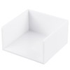 CRASPIRE White Sticky Note Holder 3x3 Inch Plastic Notepad Holder
