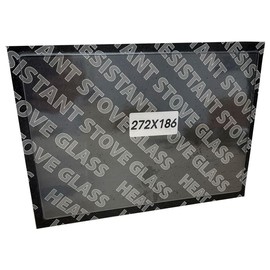 Chimsoc Replacement Stove Glass - Stovax Stockton 8 (2 Door Model) (272mm x 186mm Rectangular)