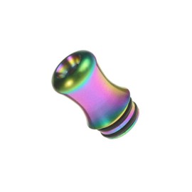 Armerah Nauti Stub 510 Drip Tip eCig Mouthpiece Short/Narrow Stainless Steel Single Rainbow