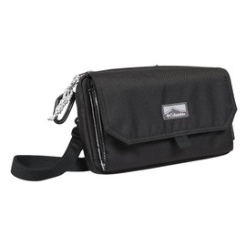 Colombia Price Stream PU 8697 Shoulder Wallet, One Size, Black, Black