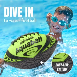Water Football for Pool, Beach, Lake, Waterproof Pool Toys for Kids - Green