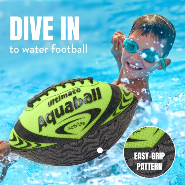 Water Football for Pool, Beach, Lake, Waterproof Pool Toys for