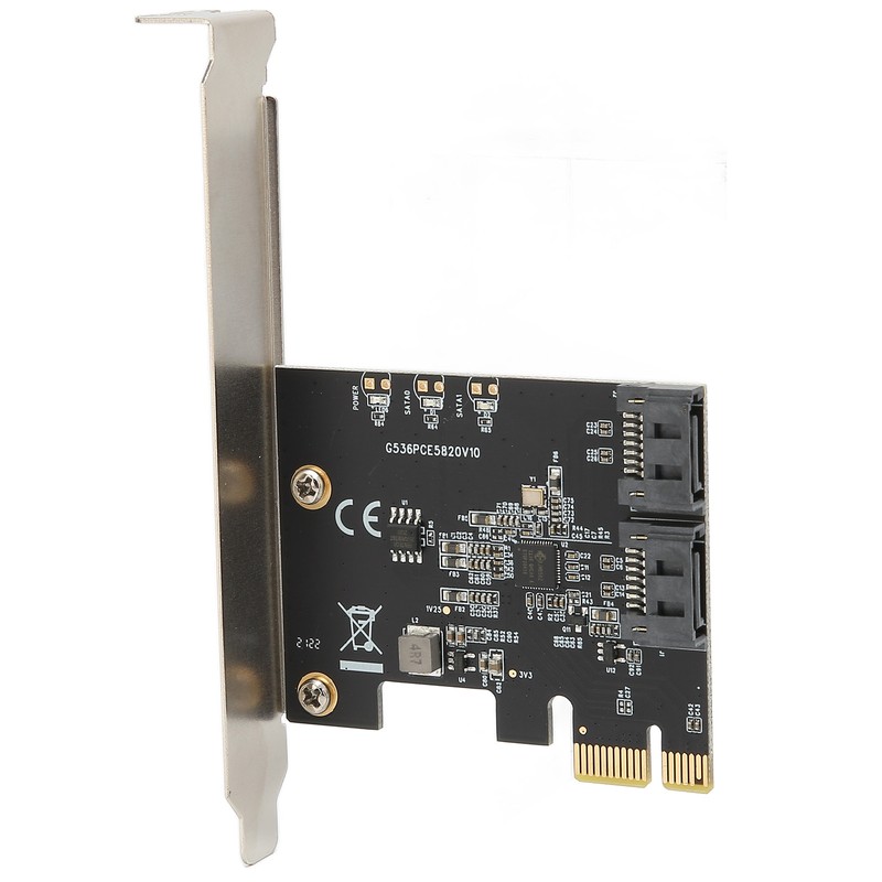 PCIE to SATA Expansion Card 6Gbps Stable Performance PCIE to
