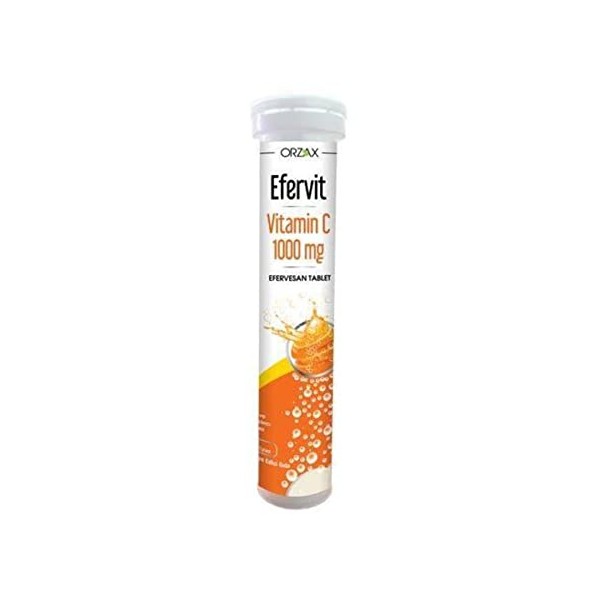 Orzax Efervit Vitamin C 1000 Mg 20 Eff Tablet