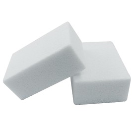 ISDVBUY 4 Pack Stone Cleaning Block Clean Brick, Pumice Stone for Cleaning Oven, Griddle Scraper, Commercial Grade Cleaner for BBQ, Flat Top Cookers, Baking Steel(White)