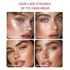 Microblading Eyebrow Pencil, 4-Tip 3d Eyebrow Pencil, Natural Eyebrow Definer,