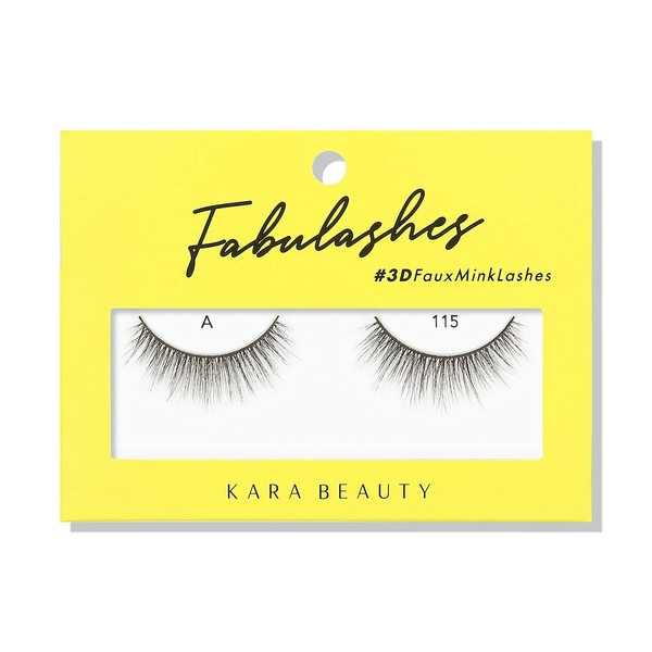 KARA BEAUTY FABULASHES 3D Faux Mink False Eyelashes - Style A115