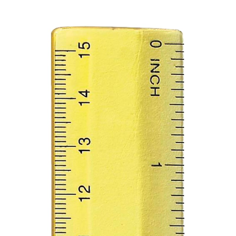 School Smart 1473613 Plastic Ruler, 6", Assorted Colors (Pack of