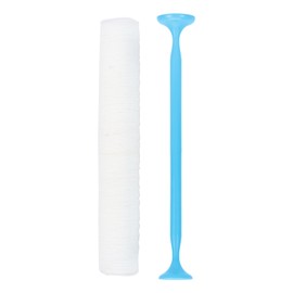 PVA Cylinder Water Soluble Net PVA Mesh Soluble Fishing Feeder Trap Stocking Bait BagΦ25mm / 1in X 5m / 16.4ft