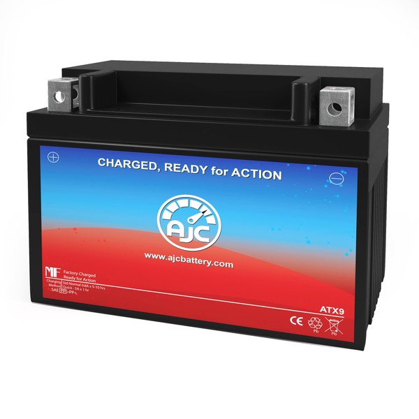 AJC Battery Compatible with Duracell Ultra CYL10010 Powersports Replacement Battery