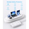One Beat Surge Protected Power Board with 6 AC Outlets