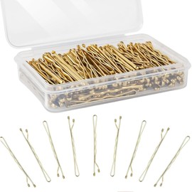 5.5 CM Golden hair clips, medium-sized wavy clip accessories, 100 golden clips