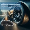 4 Pcs 2.68 Inch 68mm Black Wheel Center Caps Outer