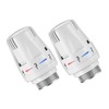 2 Pcs Thermostatic Radiator Heads Automatical Temperature Control Heads Anti