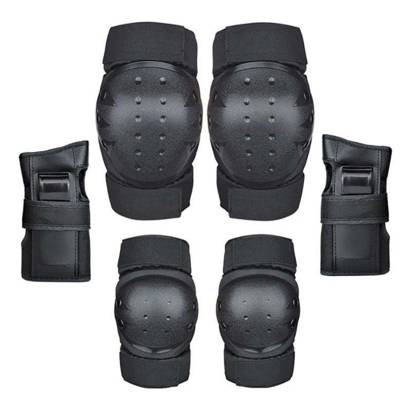 6pcs Rodilleras Coderas Y Muñequeras Protección Para Adulto