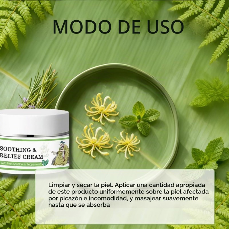 Soothing Relief Cooling Comfort Moisturizer Cream, Natural Hydrating & Cooling