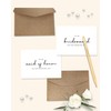 WeddingGiftsWedding 6 Pieces Bridesmaid Cards with Envelopes, 4 Pieces To