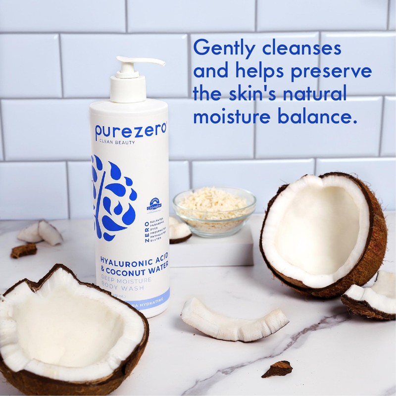 Purezero Hyaluronic Body Wash Deep Moisturizer - Soft Skin Hydration