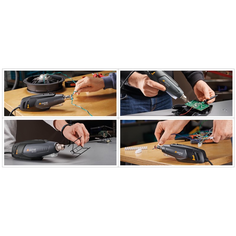 Steinel Heat Gun HM Stick with 4 Nozzles, 350 W