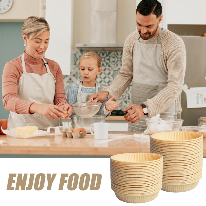 WIYETY 100 stampi per torte in carta per cuocere, mini