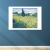 Spiffing Prints Vincent Van Gogh Green Wheat Field with Cypress,