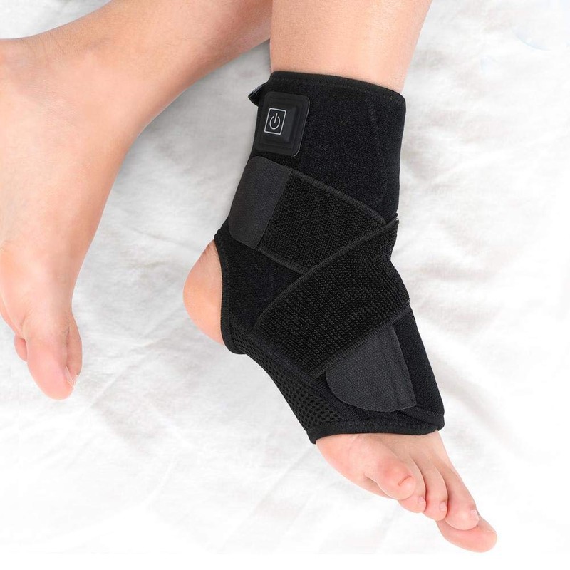 Heating Ankle Brace, Heated Ankle Wrap Foot Heat with 3