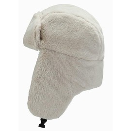 Warm Trapper Hats for Women Men Ushanka Hat Aviator Hat with Ear Flap Russian Hat for Cold Weather Winter Faux Fur Cap Khaki