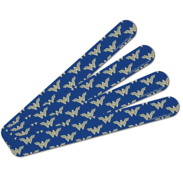 Wonder Woman Movie Blue Logo Pattern Double-Sided Nail File Emery