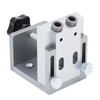 Oblique Hole Drilling Template Pocket Jig Dowel Clamps Device Set