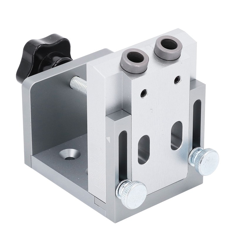 Oblique Hole Drilling Template Pocket Jig Dowel Clamps Device Set