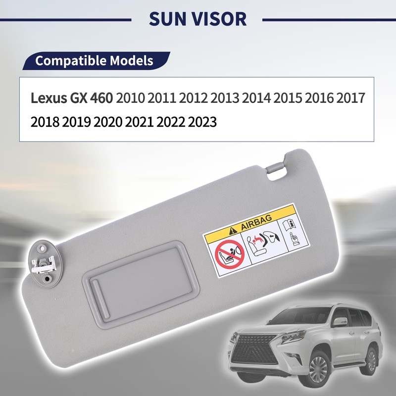 Magimaker Driver Side Sun Visor Fit for Lexus GX460 2010-2023