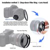 BEIZMEI 77mm Camera Lens Hood,Compatiable All Brands Lens with 77mm