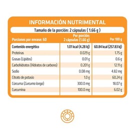 HEALTHADDICTION - Citrato de Potasio + Cúrcuma y Curcumina - Suplemento Alimenticio - 1g Potasio, 300mg Cúrcuma, 100 mg Curcumina - Apoyo Nutricional 