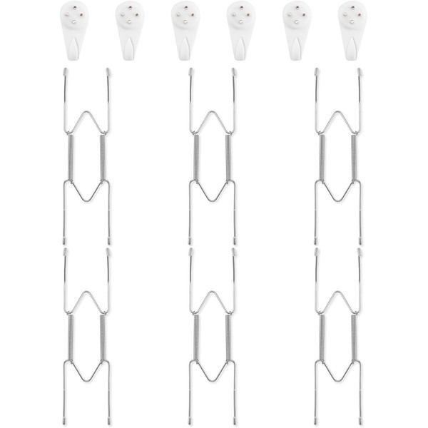 Bilillo 6 Pack Plate Hangers for The Wall, Suitable for