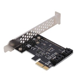 6Gb/s Expansion Card PCI-E Card PCI Express for SATA 3.0 2-Port SATA III Plug and Play