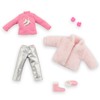 Corolle Girls Valentine Winter Set, Dressing Doll in Winter Outfit