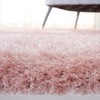 SAFAVIEH Vegas Shag Collection Area Rug - 5' Square, Pink,