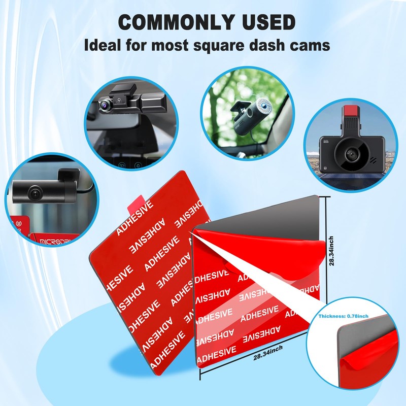 ILKCC Very High Bond Sticky Adhesive Pad for Dash Cam