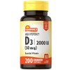 Sundance Vitamins High Potency D3 2000 IU Vitamin Supplement Quick