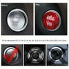 Carbon Fiber Engine Start Stop Button Cover Trim Fit for