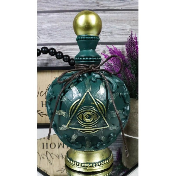 Occult Wicca Spiritual Pyramid All Seeing Eye of Providence Faux