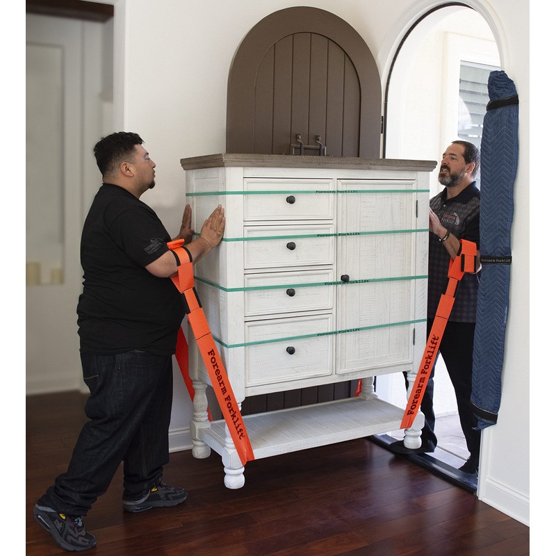 Forearm Forklift 30" Long Movers Rubber Band to Secure Moving
