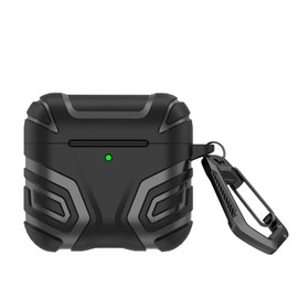 TSVSXS Case Compatible with AirPods 4 with Active Noise Cancellation with Keychain, Military Cool Armor Protective Case Compatible with AirPods 4 for Man Woman